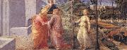 Fra Filippo Lippi The Meeting of Joachim and Anna at the Golden Gate oil painting on canvas